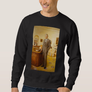 Sweatshirt James Earl Carter peint le portrait du président a