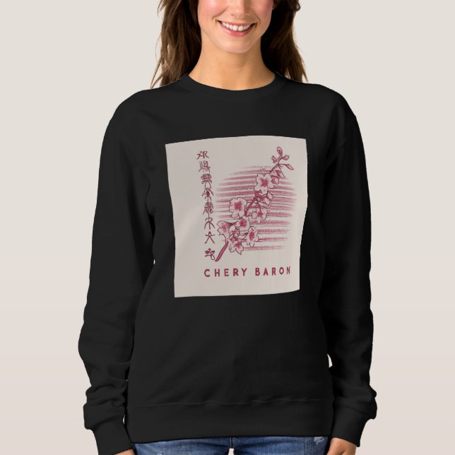 Sweatshirt Japan Artwork Cherry Blossom For Men (Devant)