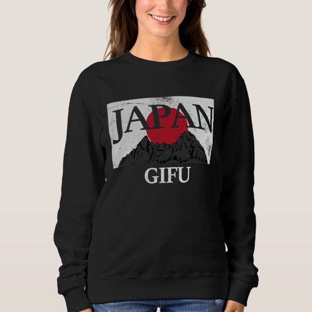 Sweatshirt Japan Gifu Fuji san flag (Devant)