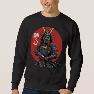 Sweatshirt Japanese Samurai Cane Corso Shirt, Ukiyo-e Dog Art
