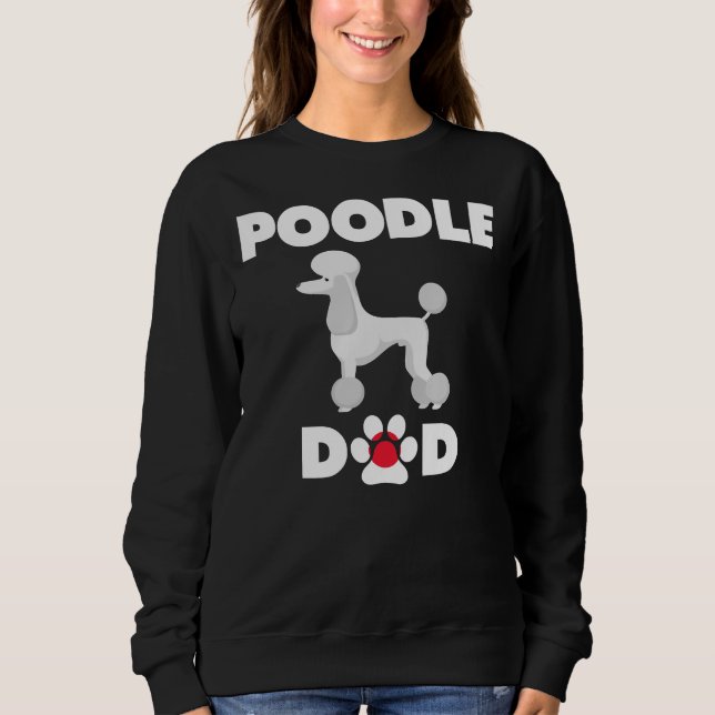 Sweatshirt Japonais chien caniche papa ajusté (Devant)