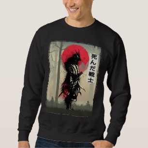 Sweatshirt Japonais mort Samurai Guerrier Japon Swordsman
