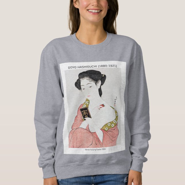 Sweatshirt Japonaise application de poudre - Goyō Hashiguchi (Devant)