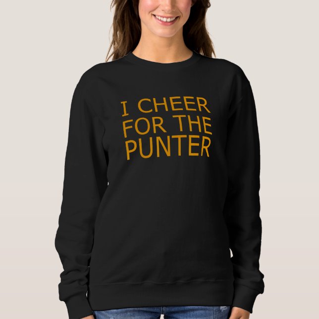 Sweatshirt J'applaudis pour le Punter 5 (Devant)