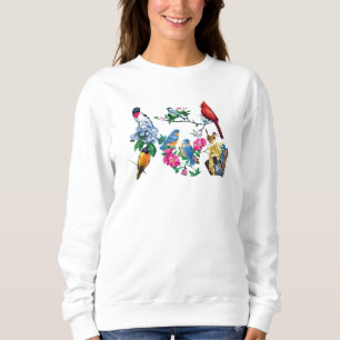 Sweatshirt jardin Birds
