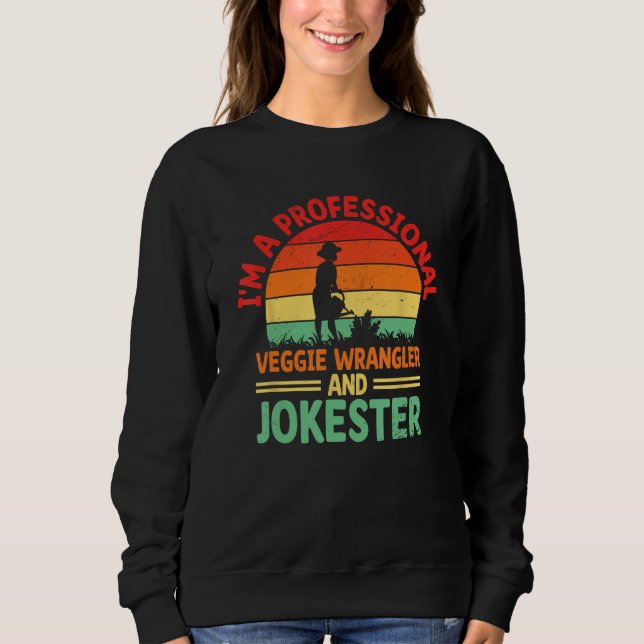 Sweatshirt Jardin de jardinage végétal Veggie (Devant)