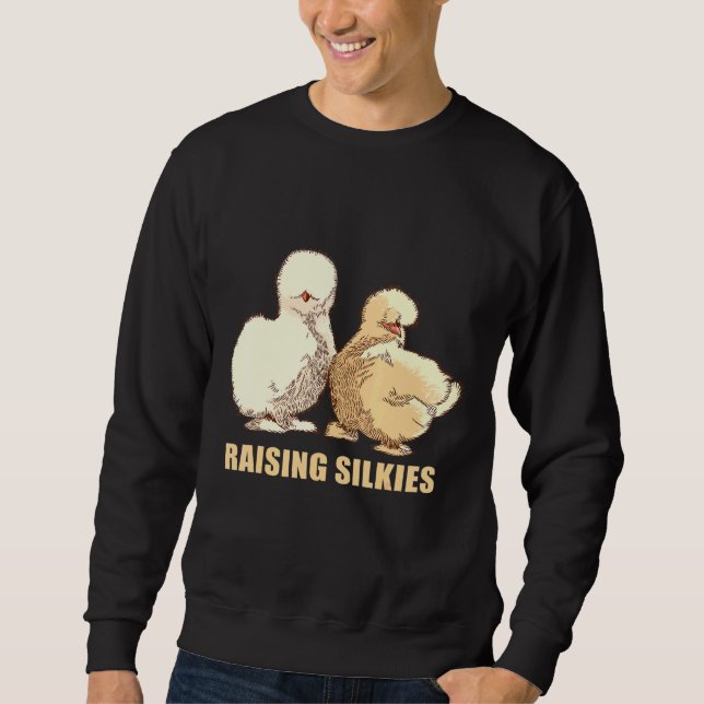 Sweatshirt Jardin de poulet Silkie Bantam Ferme de levage (Devant)