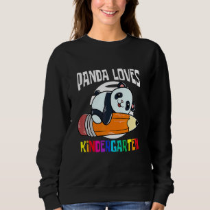 Sweatshirt Jardin d'enfants Appréciation bébé Panda aime Kind