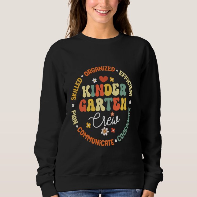 Sweatshirt Jardin d'enfants Équipage Kinder Retour à l'école  (Devant)