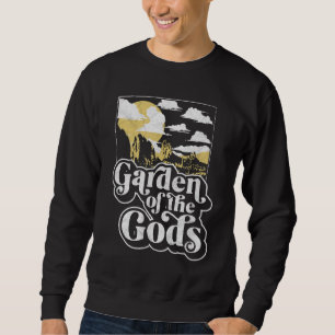 Sweatshirt Jardin des Dieux Colorado Vintage 80s Escalade G