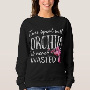 Sweatshirt Jardin des orchidées Jardin-cadeau jardiner Tee Fl