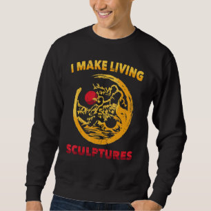 Sweatshirt Jardin I Faire Vivre Sculptures Gardener de la Pai