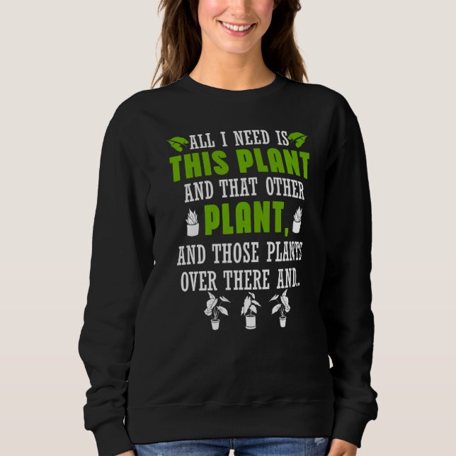 Sweatshirt Jardin Plante intérieur jardinier jardinier plante (Devant)
