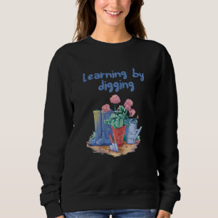 Sweatshirt Jardin pour femmes Jardin jardinage Apprendre en c
