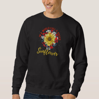 Sweatshirt Jardin Sunshine Rose fleuriste Floral Jaune Fleur