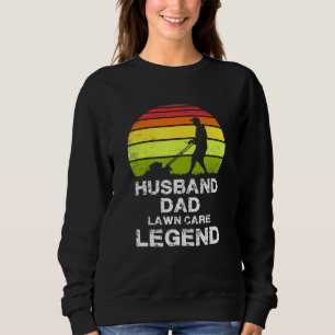 Sweatshirt Jardinage de laiton de tondeuse de gazon - Époux p