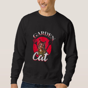 Sweatshirt Jardinage Fleurs Plantes Gardener Jardin Chat