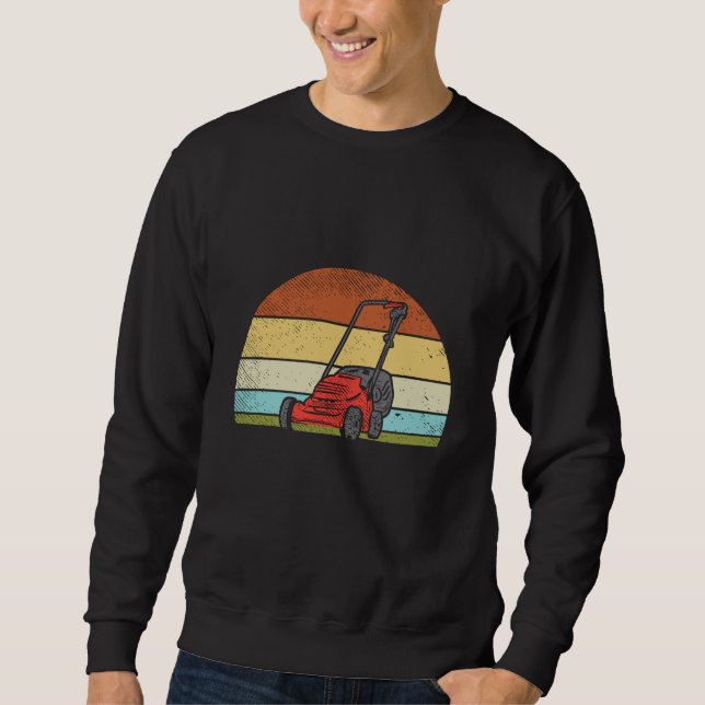 Sweatshirt Jardinage - Tondeuse à gazon (Devant)
