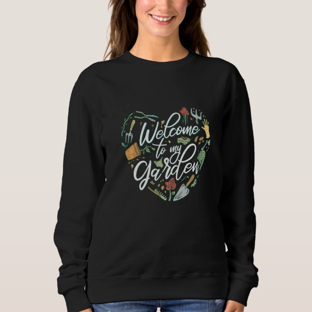 Sweatshirt jardinier jardin plante jardinier jardinier jardin (Devant)