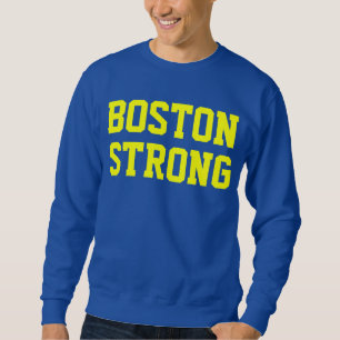 Sweatshirt Jaune bleu fort de Boston