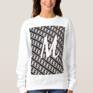 Sweatshirt Javascript Initiale Personnalisée Femme Batik Ethn