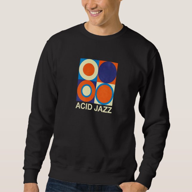 Sweatshirt Jazz Acide Rétro (Devant)