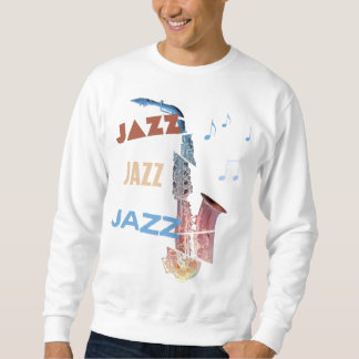 Sweatshirt Jazz Saxophone Art moderne