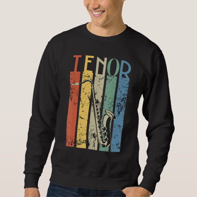 Sweatshirt Jazz Saxophonist Classical Music Lover Saxophone T (Devant)