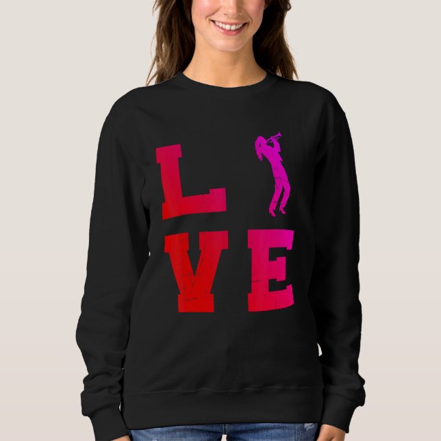Sweatshirt Jazz Trumpet Trumpet (Devant)