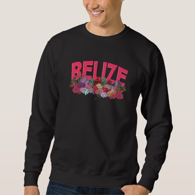 Sweatshirt Jcombs Belize Coral Reef Garden (Devant)