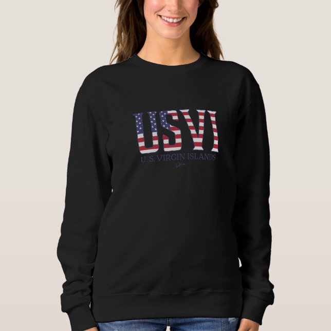 Sweatshirt JCombs Îles Vierges des États-Unis (Devant)