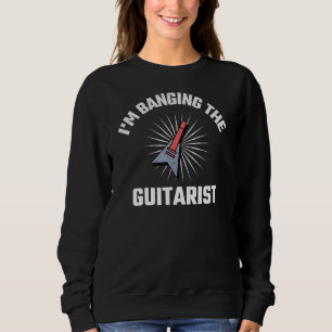 Sweatshirt Je bats le guitariste - La nouveauté amusante