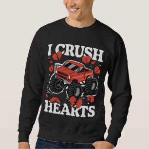 Sweatshirt Je Casse les Cœurs Monstre de la Saint-Valentin