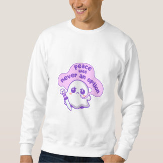 Sweatshirt Je Choisis Violence Ghost Funny Sketch