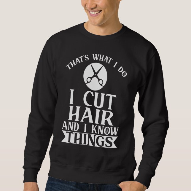 Sweatshirt Je Coupe Les Cheveux  Coiffeur Coiffure 1 (Devant)