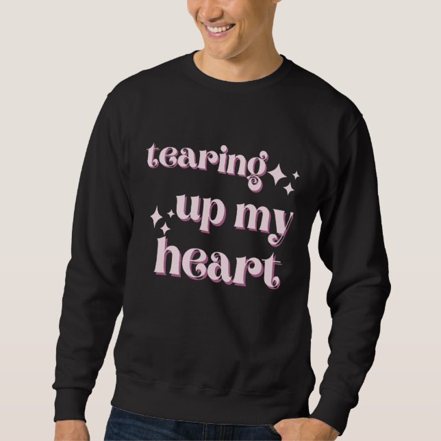 Sweatshirt Je déchire mon coeur (Devant)
