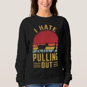 Sweatshirt Je Déteste L'Agriculture Agricole De La Chèvre Rét