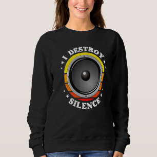 Sweatshirt Je détruit le haut-parleur Silence