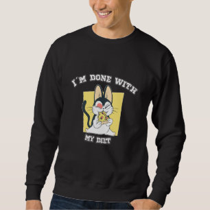 Sweatshirt Je Dis Que J'Ai Fini Avec Ma Boîte À Douceur Diète