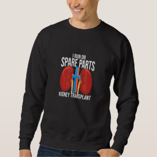 Sweatshirt Je Fonctionne Avec Des Pièces De Rechange Sensibil