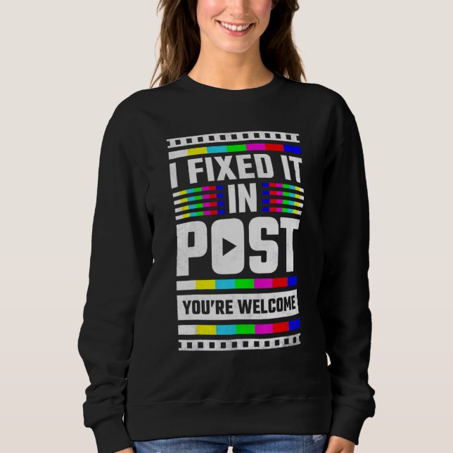 Sweatshirt Je l'ai corrigée dans la publication Vous êtes Bie (Devant)