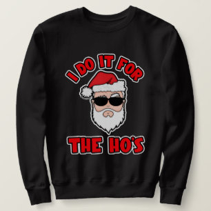 Sweatshirt JE LE FAIS POUR LES POUPÉES Graphiques Santa Screw