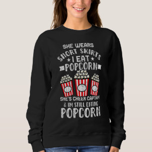 Sweatshirt Je Mange Popcorn Pop Corn Manger Graphisme