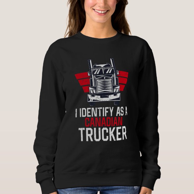 Sweatshirt Je Me Considère Comme Étant Canadien Pour Le Trans (Devant)