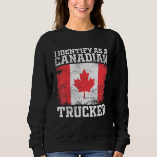 Sweatshirt Je Me Identifie Comme Étant Un Mand De Soutien Can