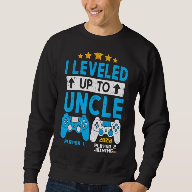 Sweatshirt Je Me Suis Rendu À Oncle 2023 Gamer Bientôt Être O (Devant)