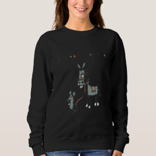 Sweatshirt Je m'en fiche complètement Sarcasme sarcastique