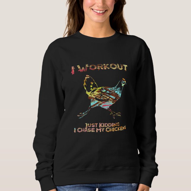 Sweatshirt Je M'Entraîne Juste En Cassant Je Poursuis Mes Enf (Devant)