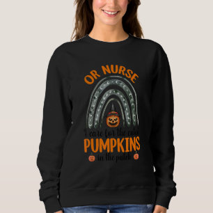 Sweatshirt Je m'occupe des citrouilles les plus mignonnes Ort