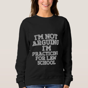 Sweatshirt Je n'affirme pas que je fais de la pratique pour l
